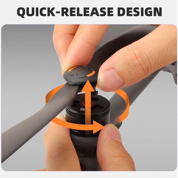 For DJI Mavic 4 Pro Sunnylife 1158F Quick-Release Propellers Blades, Type:Two Pairs(Orange Tip) - free shipping - PMC TechLife - Order now!