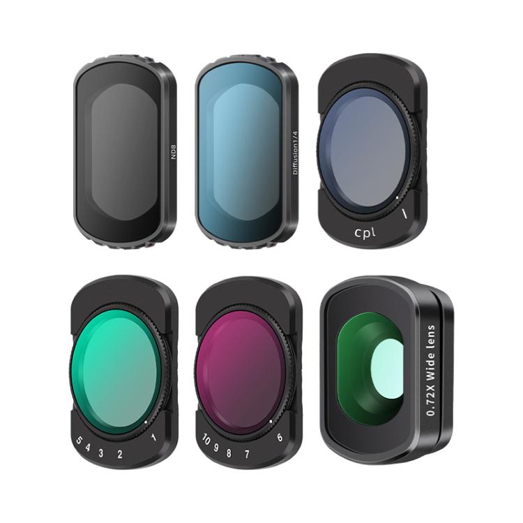 For DJI Osmo Pocket 3 Camera Lens Filter, Filter:Adjustable STAR - free shipping - PMC TechLife - Order now!