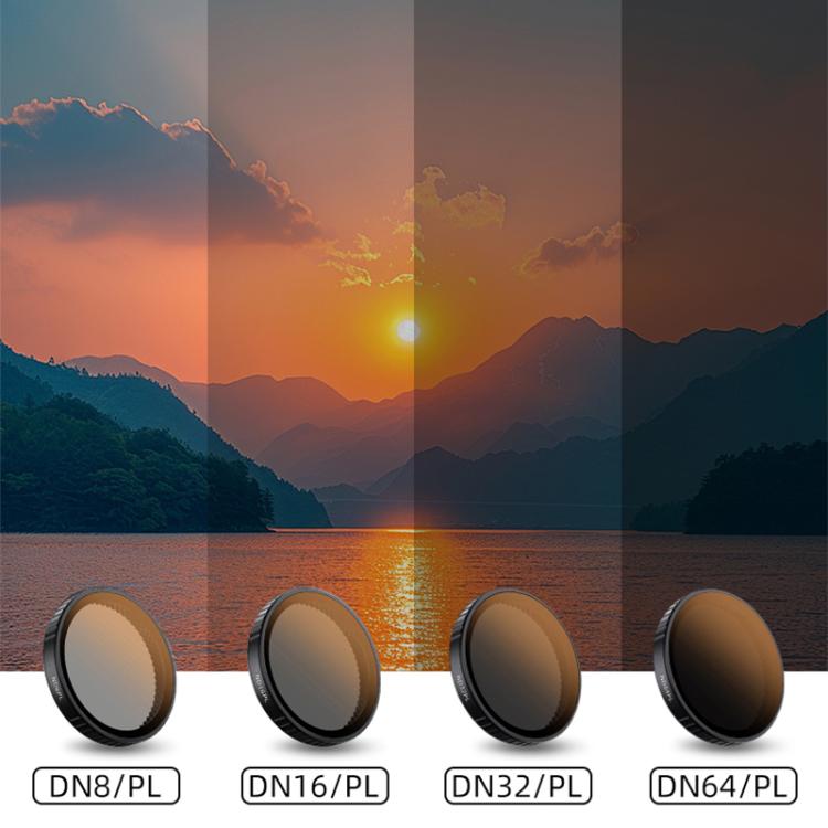 For DJI Action 5 Pro Camera Lens Filter, Filter:ND64 - free shipping - PMC TechLife - Order now!
