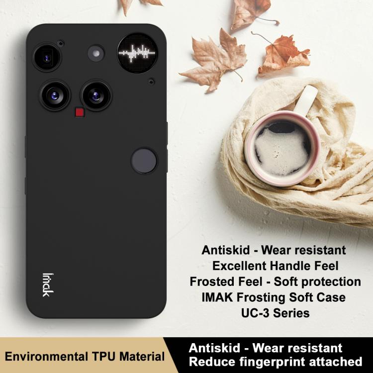 For Nothing phone 3 IMAK UC-3 Series Shockproof Frosted TPU Phone Case(Black) - free shipping - PMC TechLife - Order now!