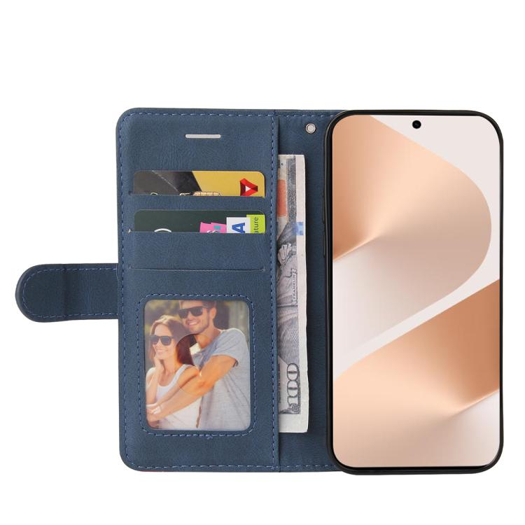 For Huawei Pura 80 5G Dual-color Splicing Flip Leather Phone Case(Blue) - free shipping - PMC TechLife - Order now!
