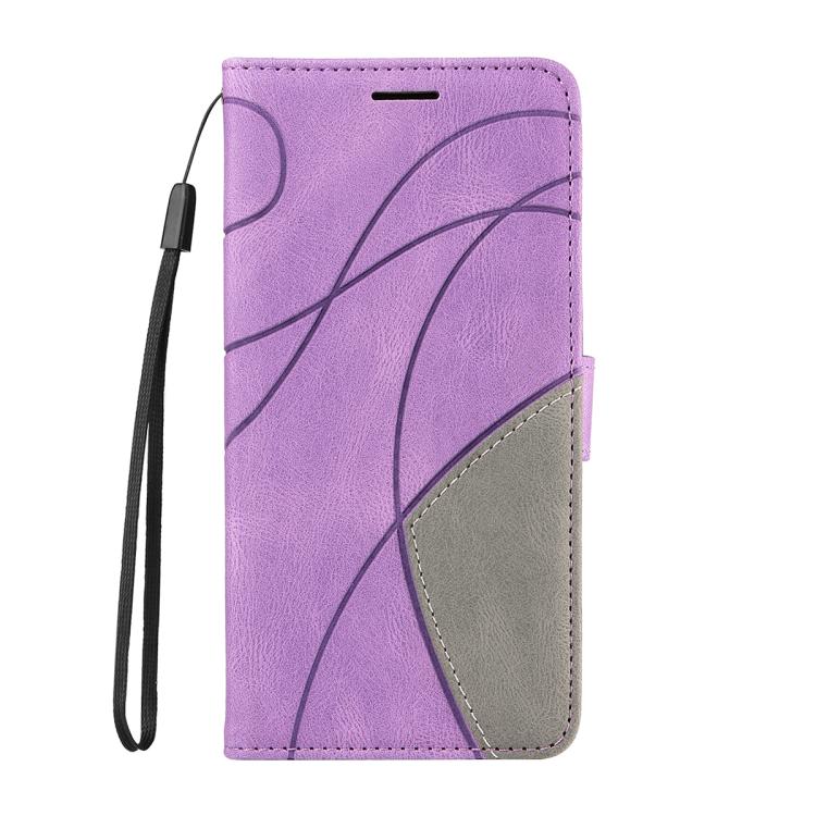 For Nothing Phone 3 Dual-color Splicing Flip Leather Phone Case(Purple) - free shipping - PMC TechLife - Order now!