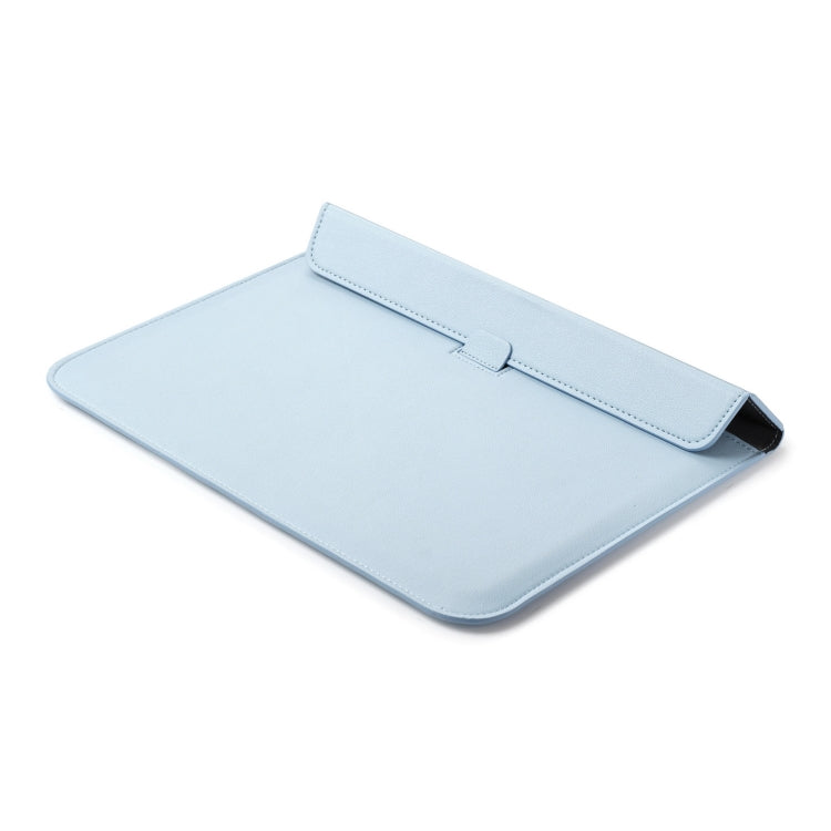 PU Leather Ultra-thin Envelope Bag Laptop Bag for MacBook Air / Pro 11 inch, with Stand Function(Sky Blue) - Protective Bags by PMC Jewellery | Online Shopping South Africa | PMC Jewellery | Buy Now Pay Later Mobicred