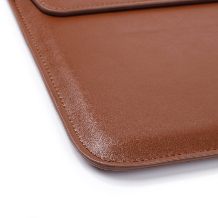 PU Leather Ultra-thin Envelope Bag Laptop Bag for MacBook Air / Pro 11 inch, with Stand Function(Space Gray) - Protective Bags by PMC Jewellery | Online Shopping South Africa | PMC Jewellery | Buy Now Pay Later Mobicred