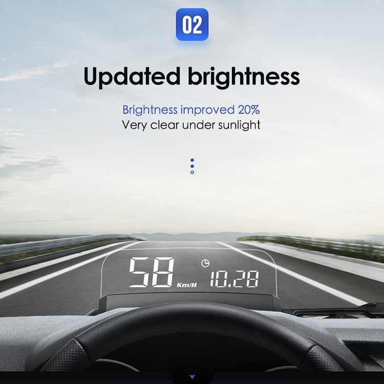 L3 HUD Head-up Display Car OBD2 Digital Display - Head Up Display System by PMC TechLife | Online Shopping South Africa | PMC TechLife | Buy Now Pay Later Mobicred