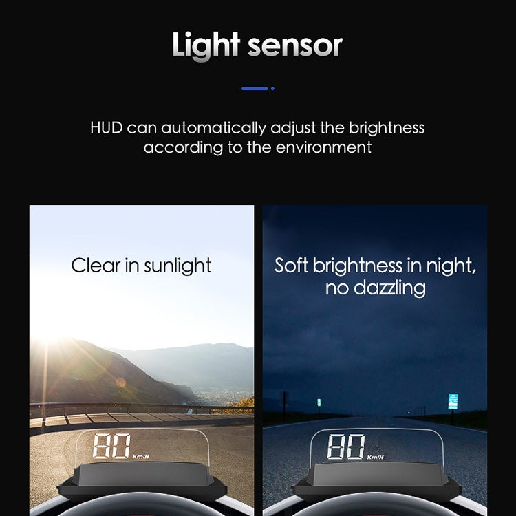 L3 HUD Head-up Display Car OBD2 Digital Display - Head Up Display System by PMC Jewellery | Online Shopping South Africa | PMC Jewellery | Buy Now Pay Later Mobicred