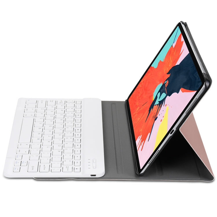A098 Detachable Ultra-thin ABS Bluetooth Keyboard Tablet Case For iPad Air 4 / Air 5 / Pro 11 inch 2022 / 2021 / 2020 / 2018 , with Stand(Rose Gold) - For iPad Air by PMC TechLife | Online Shopping South Africa | PMC TechLife | Buy Now Pay Later Mobicred