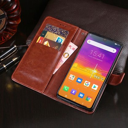 For Blackview BV9900 Pro idewei Crazy Horse Texture Horizontal Flip Leather Case with Holder & Card Slots & Wallet(Red) - More Brand by idewei | Online Shopping South Africa | PMC Jewellery | Buy Now Pay Later Mobicred
