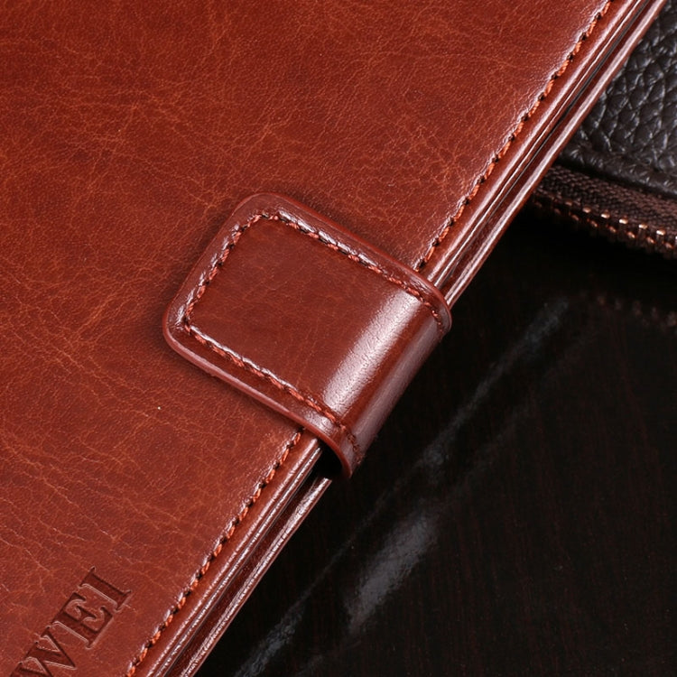 For Blackview BV9900 Pro idewei Crazy Horse Texture Horizontal Flip Leather Case with Holder & Card Slots & Wallet(White) - More Brand by idewei | Online Shopping South Africa | PMC TechLife | Buy Now Pay Later Mobicred