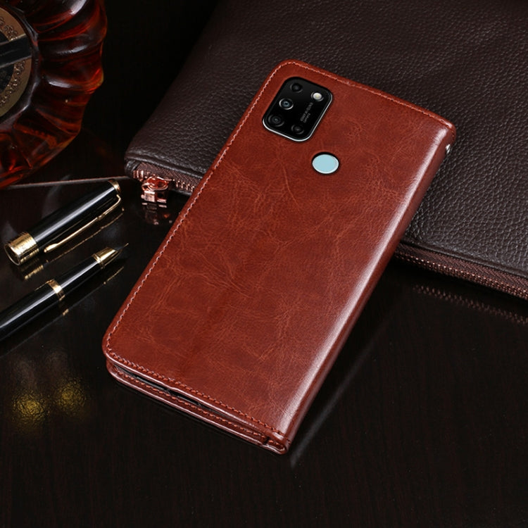 For Wiko View 5 idewei Crazy Horse Texture Horizontal Flip Leather Case with Holder & Card Slots & Wallet(White) - free shipping - PMC Jewellery - Order now!