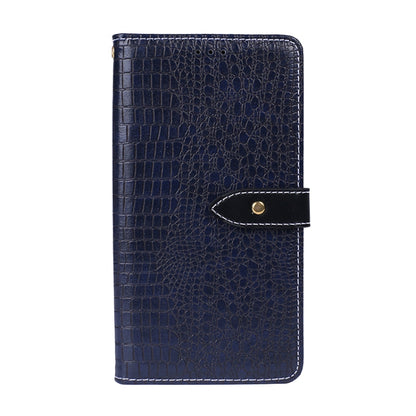 For Blackview BV5500 idewei Crocodile Texture Horizontal Flip Leather Case with Holder & Card Slots & Wallet(Dark Blue) - More Brand by idewei | Online Shopping South Africa | PMC Jewellery | Buy Now Pay Later Mobicred