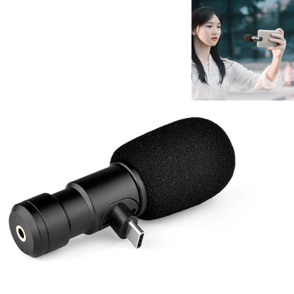 YELANGU MIC06-C Type-C Interface Portable Live Broadcast Interview Mobile Phone Recording Microphone - Microphone by YELANGU | Online Shopping South Africa | PMC Jewellery | Buy Now Pay Later Mobicred