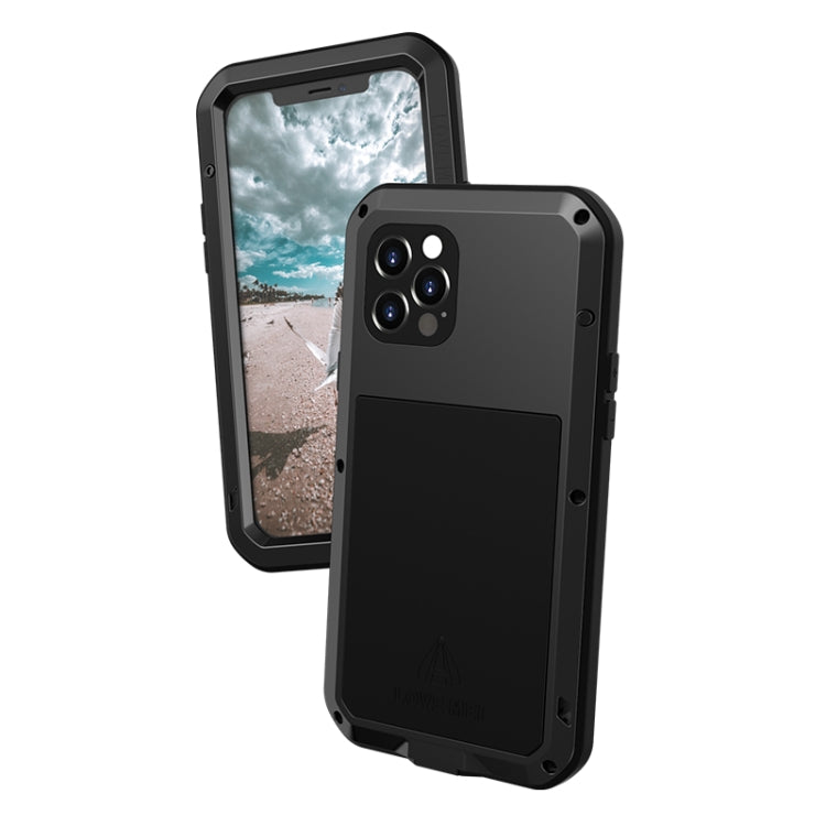 For iPhone 12 Pro LOVE MEI Metal Shockproof Life Waterproof Dustproof Protective Case(White) - free shipping - PMC TechLife - Order now!