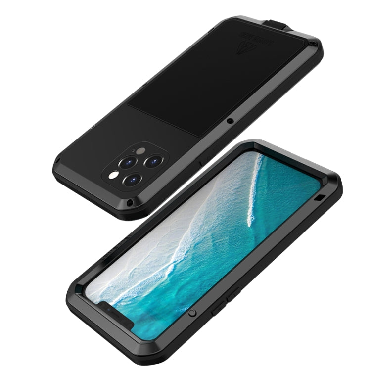 For iPhone 12 Pro Max LOVE MEI Metal Shockproof Life Waterproof Dustproof Protective Case(Silver) - free shipping - PMC TechLife - Order now!