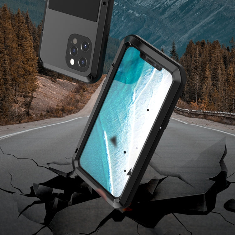 For iPhone 12 Pro Max LOVE MEI Metal Shockproof Life Waterproof Dustproof Protective Case(Yellow) - iPhone 12 Pro Max Cases by LOVE MEI | Online Shopping South Africa | PMC TechLife | Buy Now Pay Later Mobicred