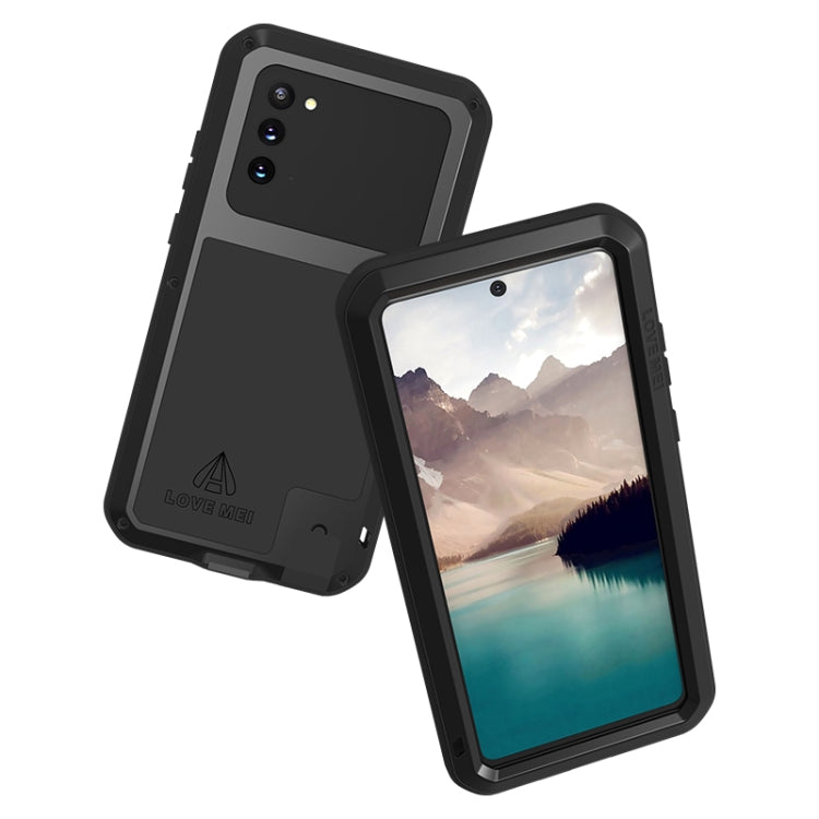For Samsung Galaxy Note 20 LOVE MEI Metal Shockproof Waterproof Dustproof Protective Case without Glass(Army Green) - Galaxy Note20 Cases by LOVE MEI | Online Shopping South Africa | PMC TechLife | Buy Now Pay Later Mobicred