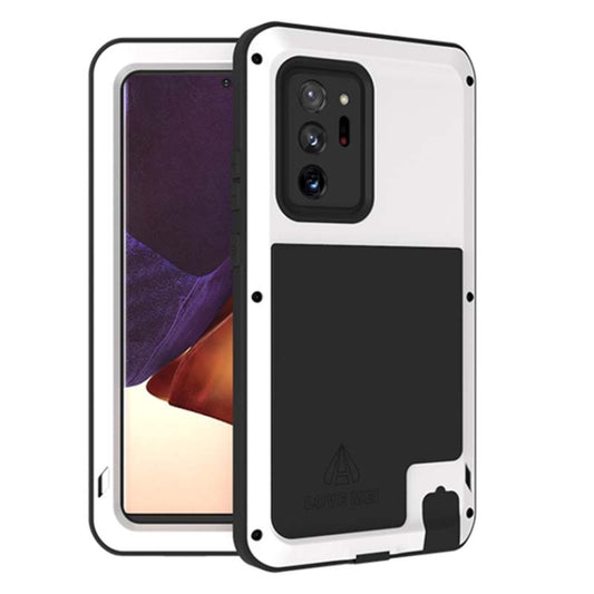 For Samsung Galaxy Note 20 Ultra LOVE MEI Metal Shockproof Waterproof Dustproof Protective Case without Glass(White) - Galaxy Note20 Ultra Cases by LOVE MEI | Online Shopping South Africa | PMC Jewellery