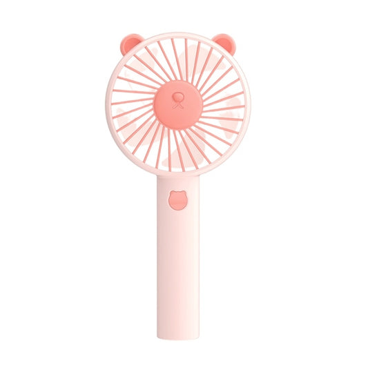 MF003 USB Bear Handheld Portable Fan (Pink) - Electric Fans by PMC Jewellery | Online Shopping South Africa | PMC Jewellery | Buy Now Pay Later Mobicred