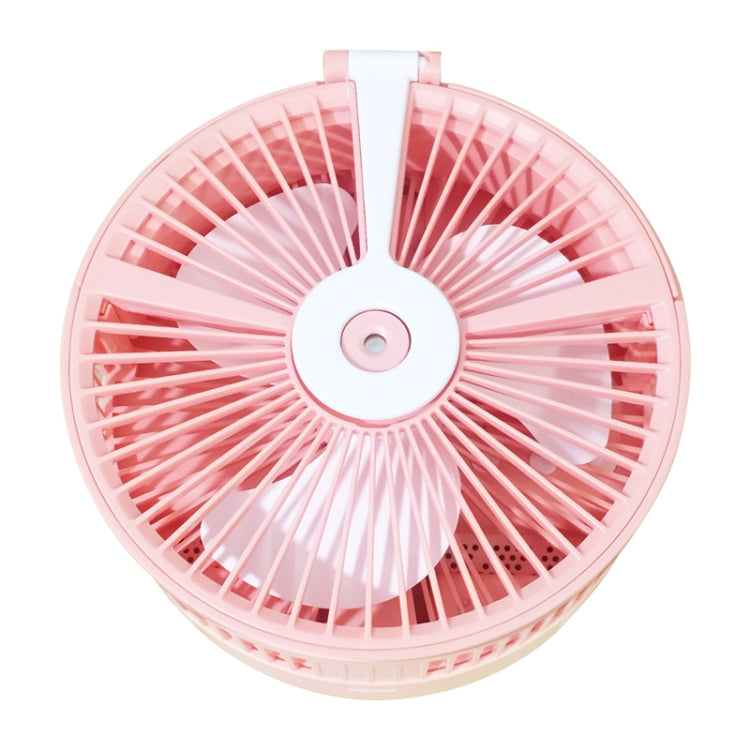 Humidifying and Moisturizing Spray Fan USB Charging Desktop Portable Folding Fan (Pink) - Electric Fans by PMC Jewellery | Online Shopping South Africa | PMC Jewellery | Buy Now Pay Later Mobicred