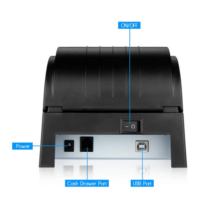 POS-5890T Portable 90mm / sec Thermal Receipt Printer, Compatible ESC/POS Command(Black) - Printer by PMC Jewellery | Online Shopping South Africa | PMC Jewellery | Buy Now Pay Later Mobicred