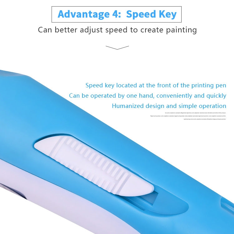 Hand-held 3D Printing Pen, AU Plug (Blue) - 3D Printer by PMC Jewellery | Online Shopping South Africa | PMC Jewellery | Buy Now Pay Later Mobicred