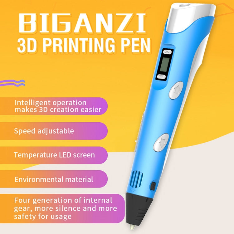 Hand-held 3D Printing Pen, AU Plug (Blue) - 3D Printer by PMC Jewellery | Online Shopping South Africa | PMC Jewellery | Buy Now Pay Later Mobicred