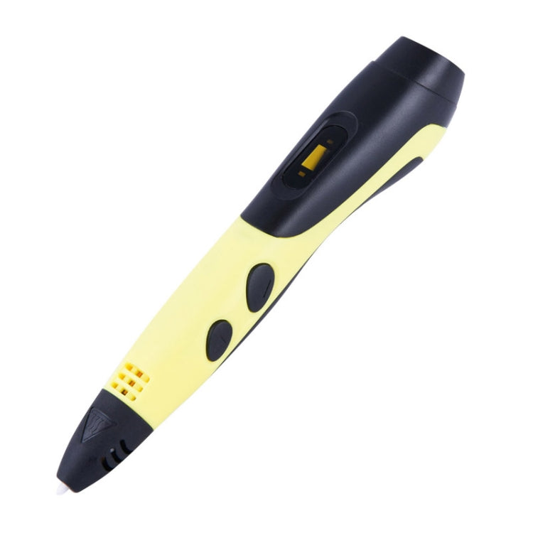 Gen 6th ABS / PLA Filament Kids DIY Drawing 3D Printing Pen with LCD Display(Yellow+Black) - 3D Printer by PMC Jewellery | Online Shopping South Africa | PMC Jewellery | Buy Now Pay Later Mobicred