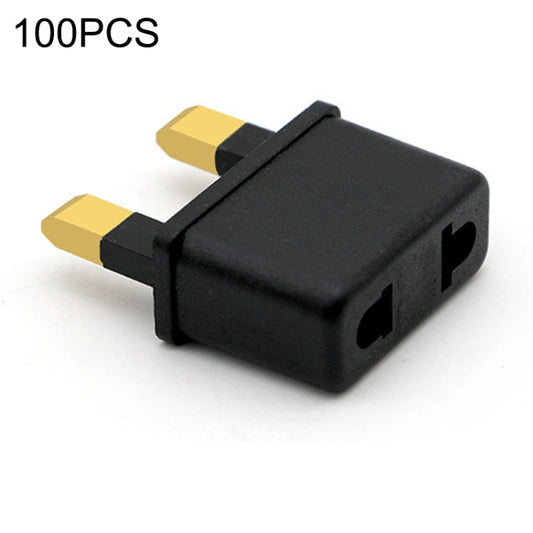 100 PCS UK Plug to US/EU Plug Adapter Power Socket Travel Converter - Plug Adaptor by PMC Jewellery | Online Shopping South Africa | PMC Jewellery | Buy Now Pay Later Mobicred