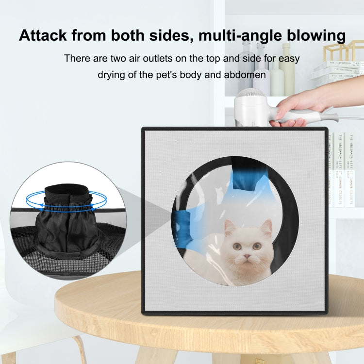 FUNADD Pet Bath Drying Box Portable Folding Dryer Cage, Suitable for Pets up to 5kg(Grey) - Blower & Drying by PMC TechLife | Online Shopping South Africa | PMC TechLife | Buy Now Pay Later Mobicred