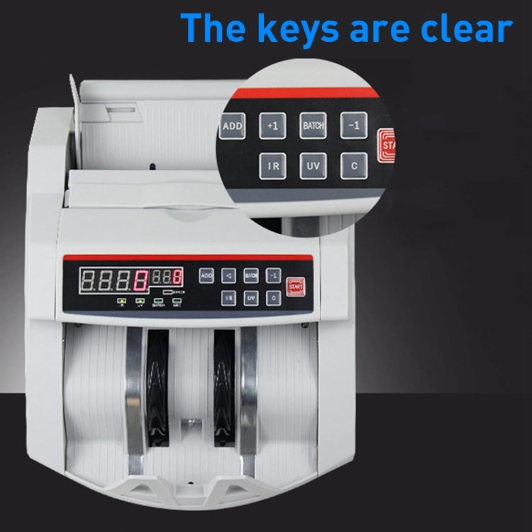 2108UV/IR 110V Portable Multi-Currency Money Counter, Specification: US Plug - Currency Counter by PMC TechLife | Online Shopping South Africa | PMC TechLife | Buy Now Pay Later Mobicred