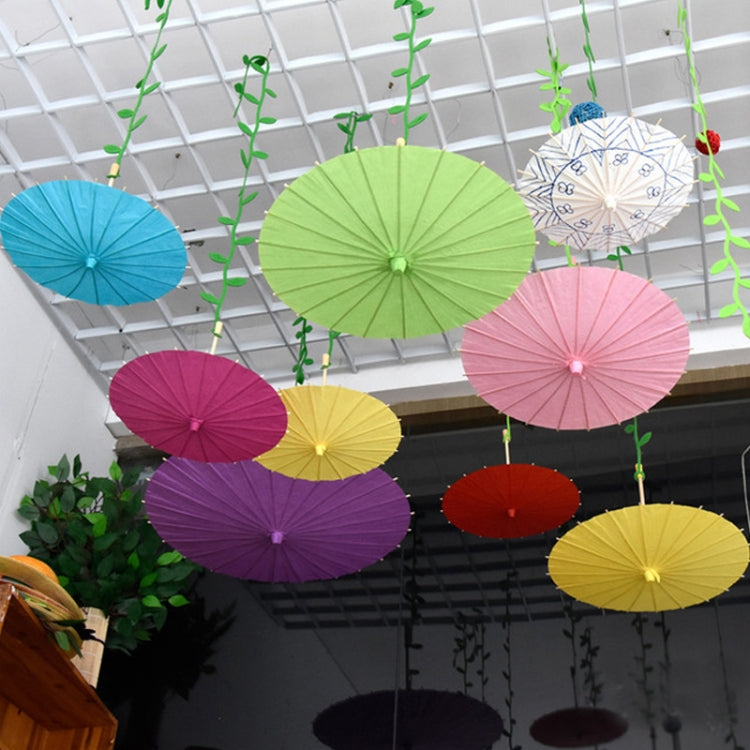 Indoor Aerial Creative Background Layout Corridor Classroom Paper Umbrella Hanging Wall Decoration, Diameter: 40cm(Red) - Ornaments by PMC Jewellery | Online Shopping South Africa | PMC Jewellery