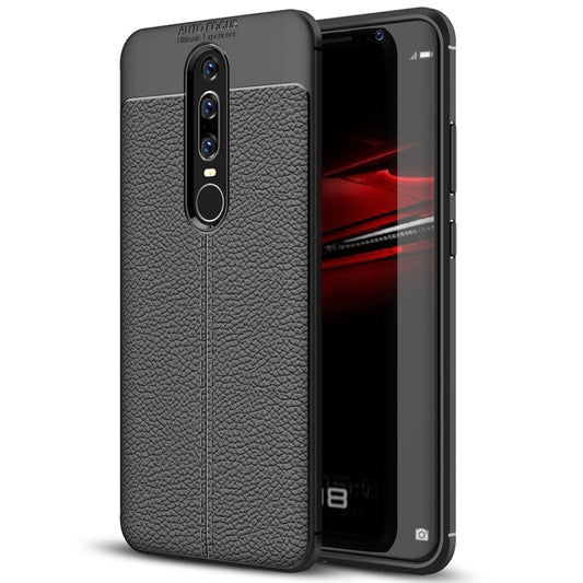 Litchi Texture TPU Case for Huawei Mate RS Porsche Design(Black) - Huawei Cases by PMC Jewellery | Online Shopping South Africa | PMC Jewellery