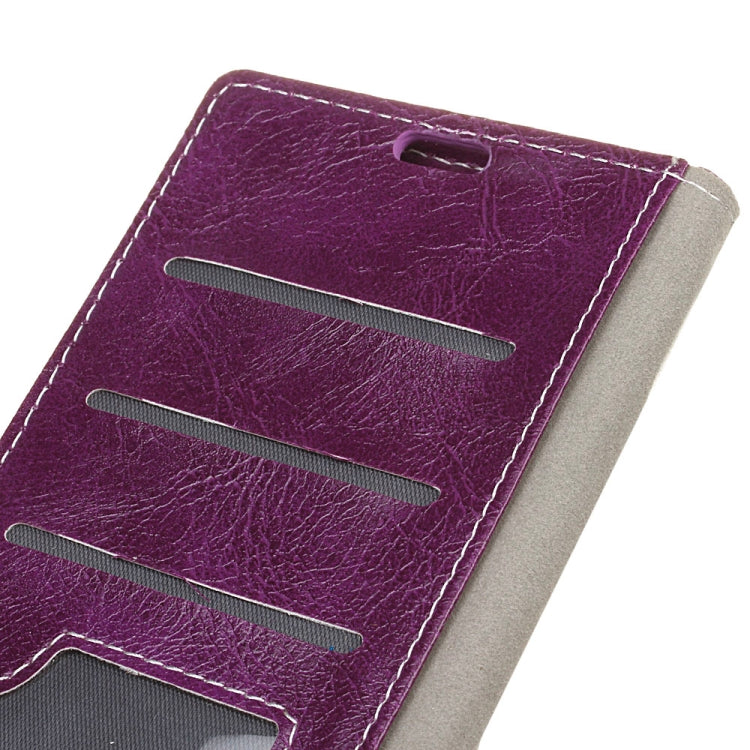 Retro Crazy Horse Texture Horizontal Flip Leather Case for Huawei P30 Lite, with Wallet & Holder & Card Slots & Photo Frame (Purple) - Huawei Cases by PMC Jewellery | Online Shopping South Africa | PMC Jewellery | Buy Now Pay Later Mobicred