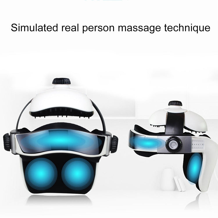 Electronic Air Pressure Head Massager, Relaxed Music Helmet Massager, US Plug - free shipping - PMC TechLife - Order now!