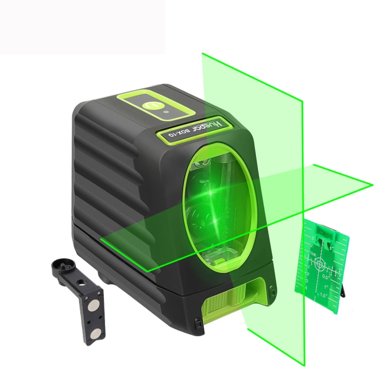 BOX-1G 1V1H 40mW & 10mW 2 Line Green Beam Laser Level Covering Walls and Floors (Green) - Laser Rangefinder by PMC Jewellery | Online Shopping South Africa | PMC Jewellery | Buy Now Pay Later Mobicred