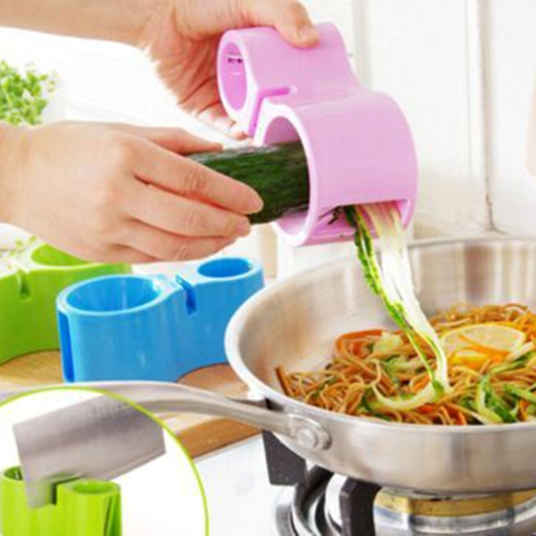 Multifunctional Spiral Double-Headed Grater With Sharpener Kitchen Gadgets(Green) - Cutter & Peeler by PMC Jewellery | Online Shopping South Africa | PMC Jewellery | Buy Now Pay Later Mobicred