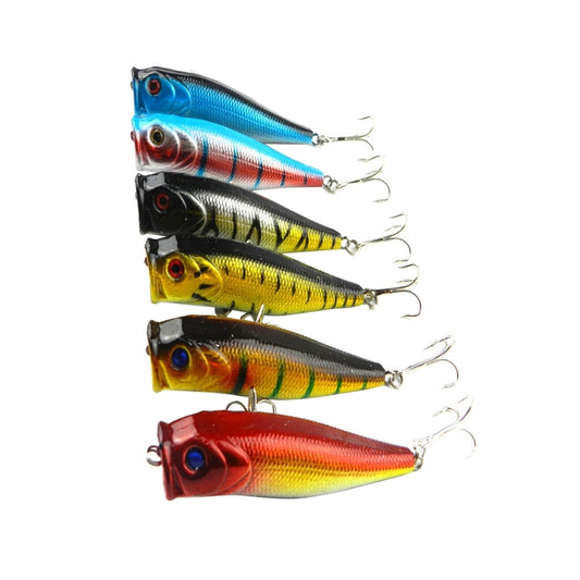 HENGJIA Plastic Artificial Fishing Lures Popper Bionic Fishing Bait with Hooks, Length: 9 cm, Random Color Delivery - Fishing Lures by HENGJIA | Online Shopping South Africa | PMC Jewellery | Buy Now Pay Later Mobicred