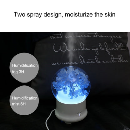 ML-824 100ML Gypsophila Flowers Aromatherapy Diffuser Air Humidifier with Colorful LED Light for Office / Home(Blue) - Air Purifiers & Accessories by PMC Jewellery | Online Shopping South Africa | PMC Jewellery | Buy Now Pay Later Mobicred