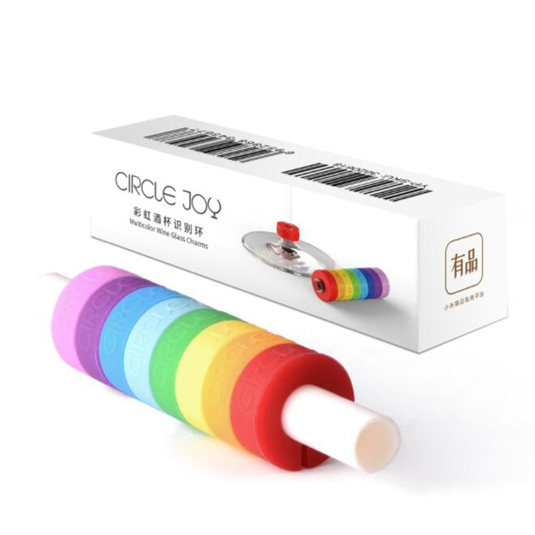 Original Xiaomi Youpin Circle Joy Iridescent Identification Ring Wine Glass Cup Markers - Gadgets by Xiaomi | Online Shopping South Africa | PMC Jewellery | Buy Now Pay Later Mobicred