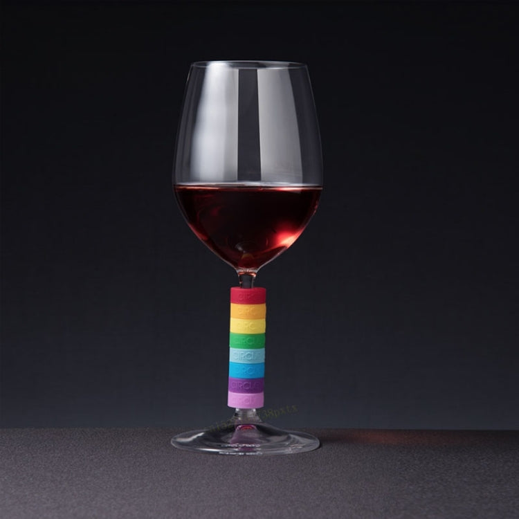 Original Xiaomi Youpin Circle Joy Iridescent Identification Ring Wine Glass Cup Markers - Gadgets by Xiaomi | Online Shopping South Africa | PMC Jewellery | Buy Now Pay Later Mobicred