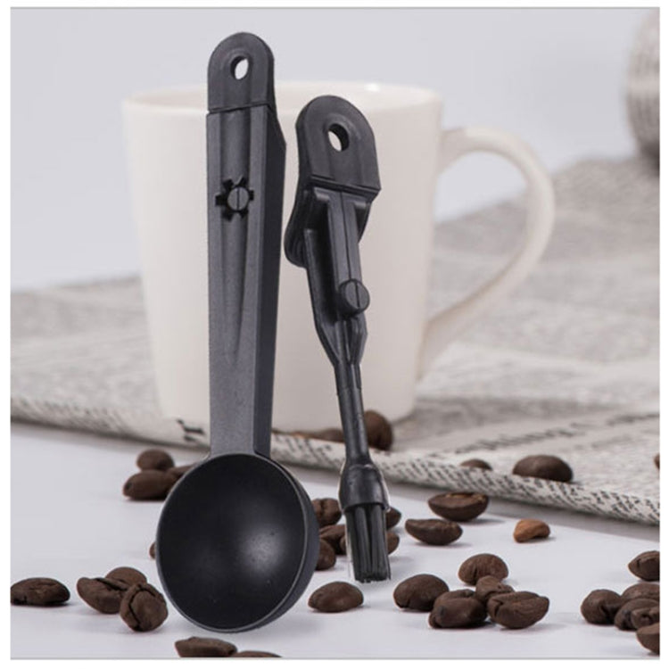 Coffee Machine Cleaning Brush Tool with Measure Scoop Spoon - Coffee Tools by PMC Jewellery | Online Shopping South Africa | PMC Jewellery | Buy Now Pay Later Mobicred