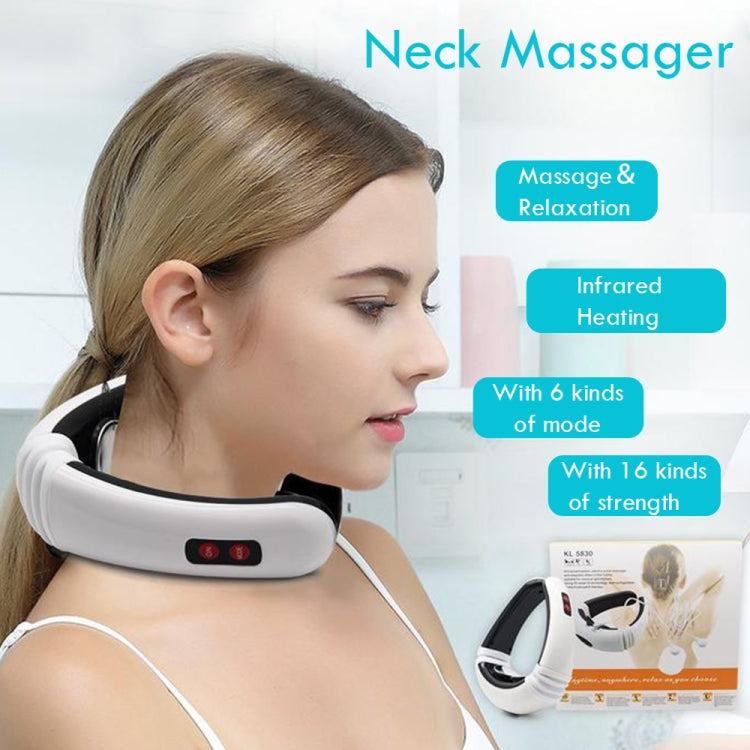 Household Electric Pulse Shock Neck Massager Intelligent Body Massager, Plug-in - free shipping - PMC TechLife - Order now!