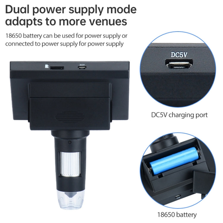 720P 4.3 inch Display Screen HD Industrial Digital Microscope - Digital Microscope by PMC Jewellery | Online Shopping South Africa | PMC Jewellery | Buy Now Pay Later Mobicred