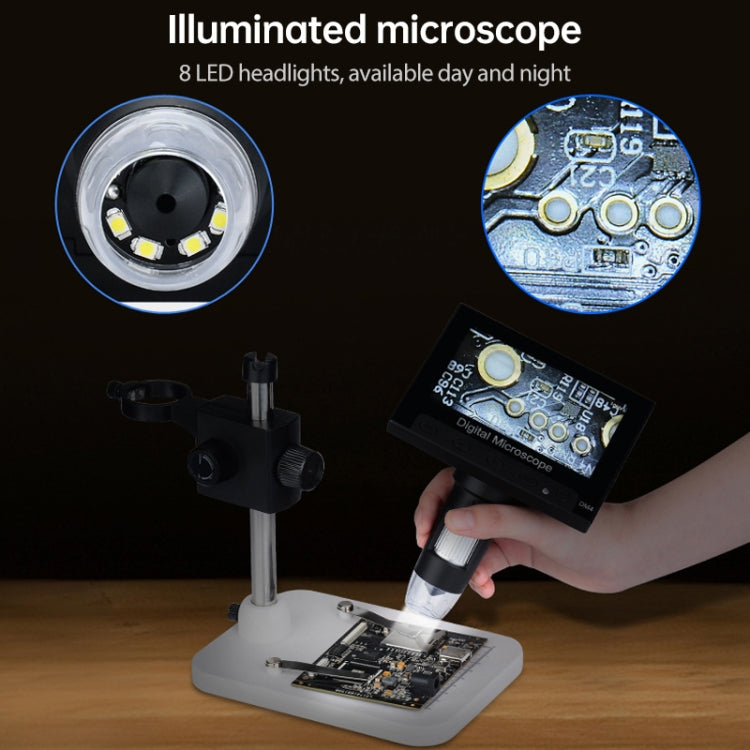 720P 4.3 inch Display Screen HD Industrial Digital Microscope - free shipping - PMC Jewellery - Order now!