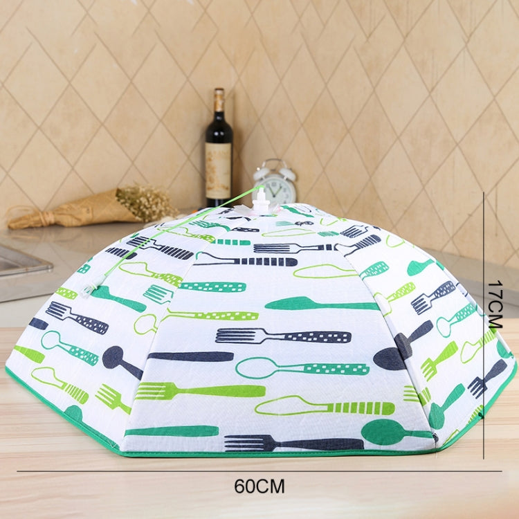 Folding Food Cover Keep Foods Warm Aluminum Foil Cover, Blue Tableware Pattern, Size: 60*60*17cm - Preservation Supplies by PMC TechLife | Online Shopping South Africa | PMC TechLife | Buy Now Pay Later Mobicred