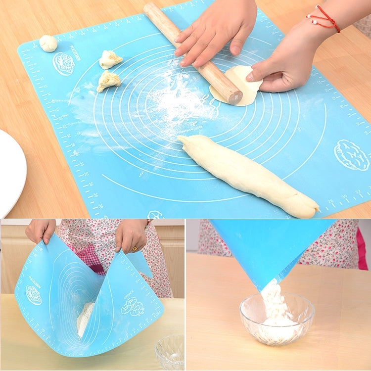 2 PCS Multi-purpose Baking Necessary Silicone Kneading Dough Pad / Flour Pad / Heat Insulation Meal Pad Random Color Delivery - free shipping - PMC TechLife - Order now!