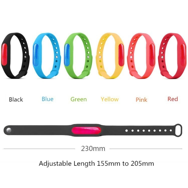 20 PCS Anti-mosquito Silicone Repellent Bracelet Buckle Wristband Bugs Away, Suitable for Children and Adults, Length:23cm, Random Color Delivery - Repellent Wristband by PMC Jewellery | Online Shopping South Africa | PMC Jewellery | Buy Now Pay Later Mobicred