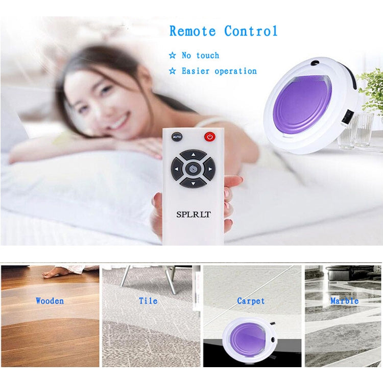 TOCOOL TC-350 Smart Vacuum Cleaner Household Sweeping Cleaning Robot with Remote Control(Purple) - free shipping - PMC TechLife - Order now!