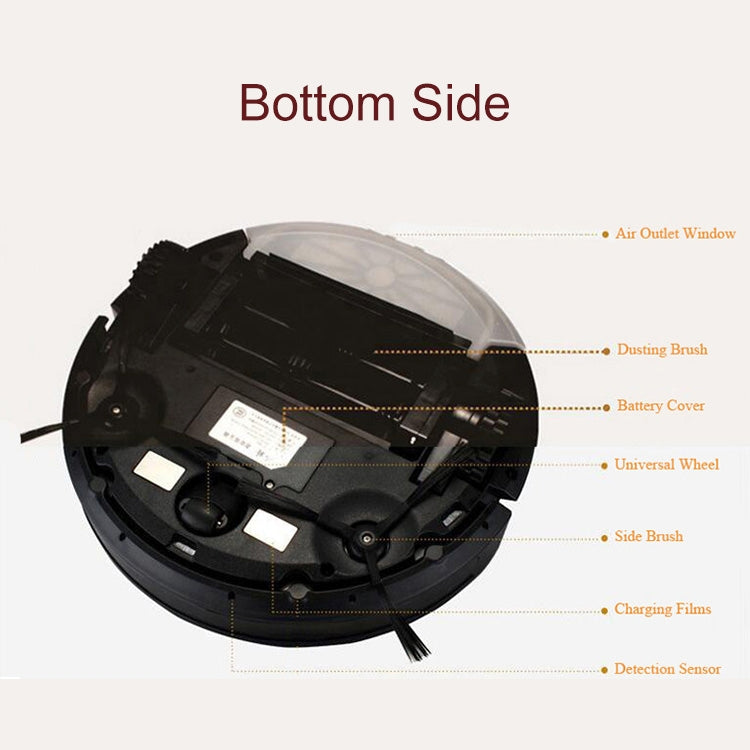 TOCOOL TC-450 Smart Vacuum Cleaner Touch Display Household Sweeping Cleaning Robot with Remote Control(Black) - free shipping - PMC TechLife - Order now!