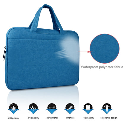 Universal Multiple Pockets Wearable Oxford Cloth Soft Portable Leisurely Handle Laptop Tablet Bag, For 14 inch and Below Macbook, Samsung, Lenovo, Sony, DELL Alienware, CHUWI, ASUS, HP (navy) - 15 inch by PMC Jewellery | Online Shopping South Africa | PMC Jewellery | Buy Now Pay Later Mobicred